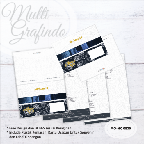 Cetak Undangan Hardcover Full Color 